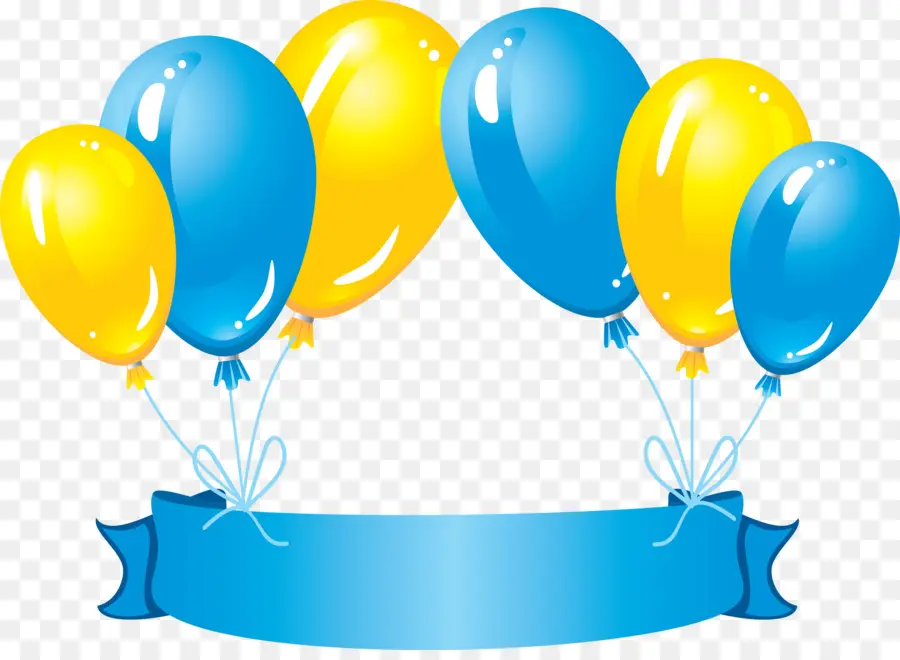 Globos，Azul PNG