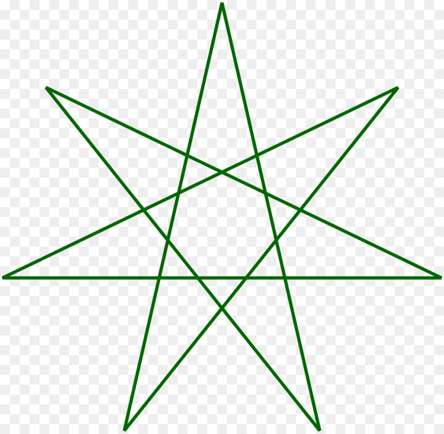 Heptagram，Heptagon PNG