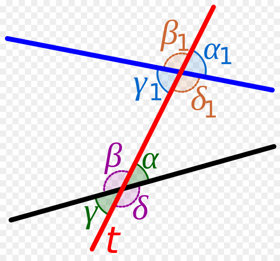 Transversal，ángulo Interno PNG