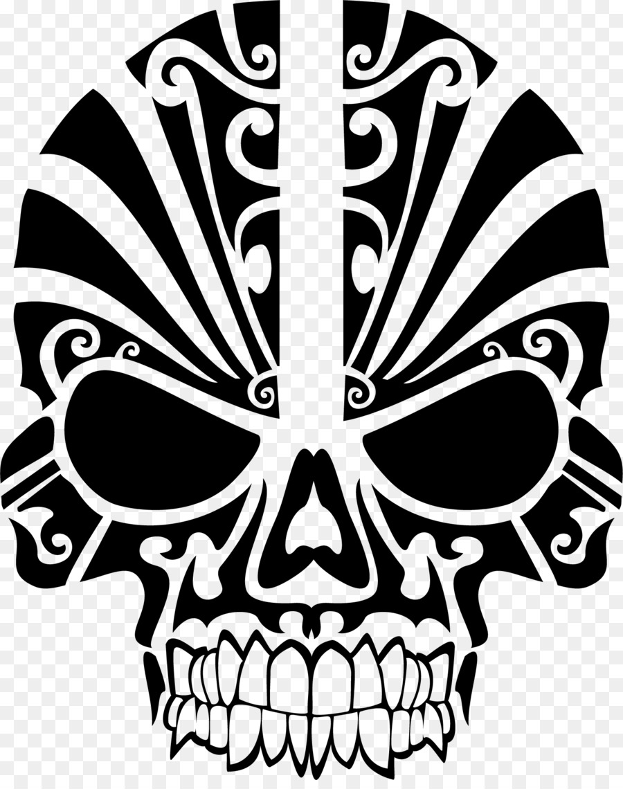 Calavera Decorativa，Cráneo PNG