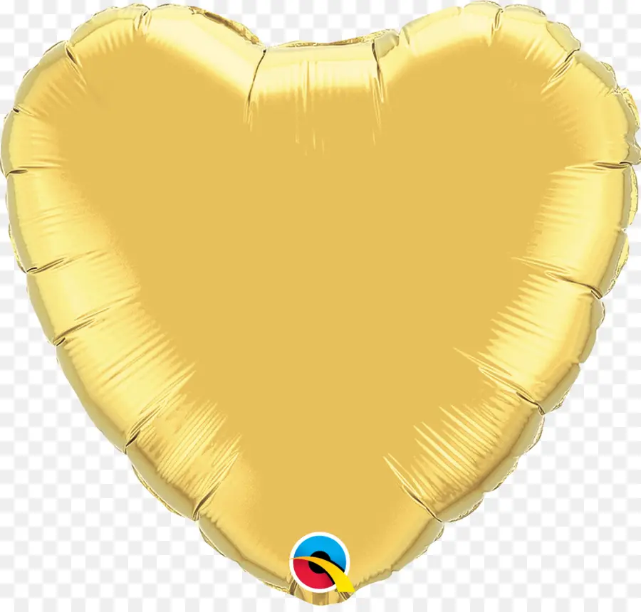 Globo Corazon，Oro PNG