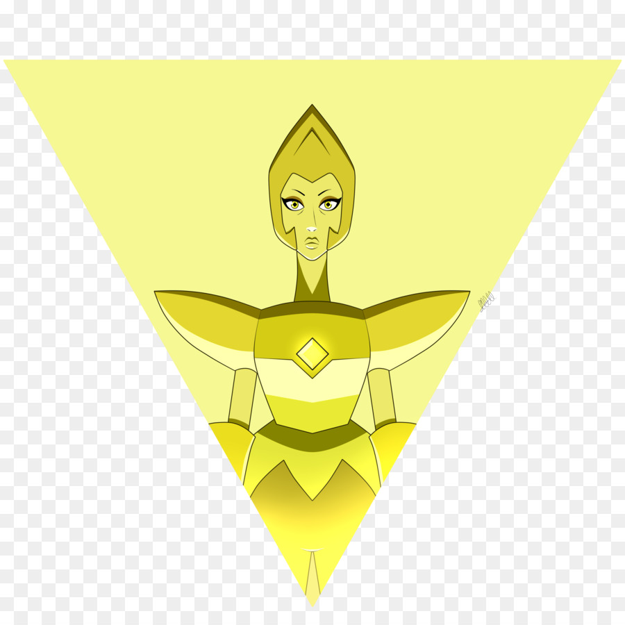 Carácter De Diamante Amarillo，Animación PNG