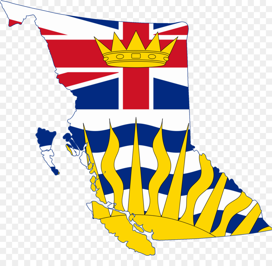 Columbia Británica，La Bandera De La Columbia Británica PNG