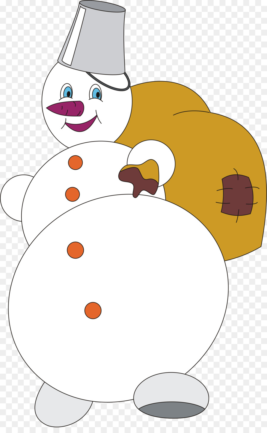 Muñeco De Nieve，De Dibujos Animados PNG