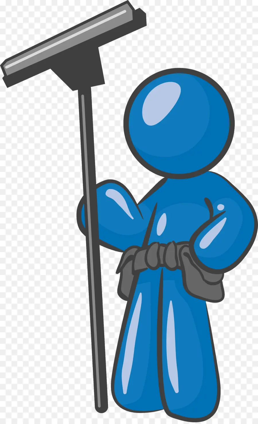 Figura De Dibujos Animados Azul，Cifra PNG