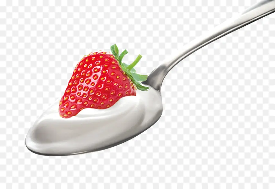 Fresa，Yogur PNG