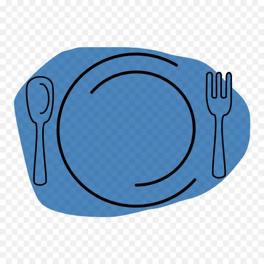 Plato Y Cubiertos，Tenedor PNG