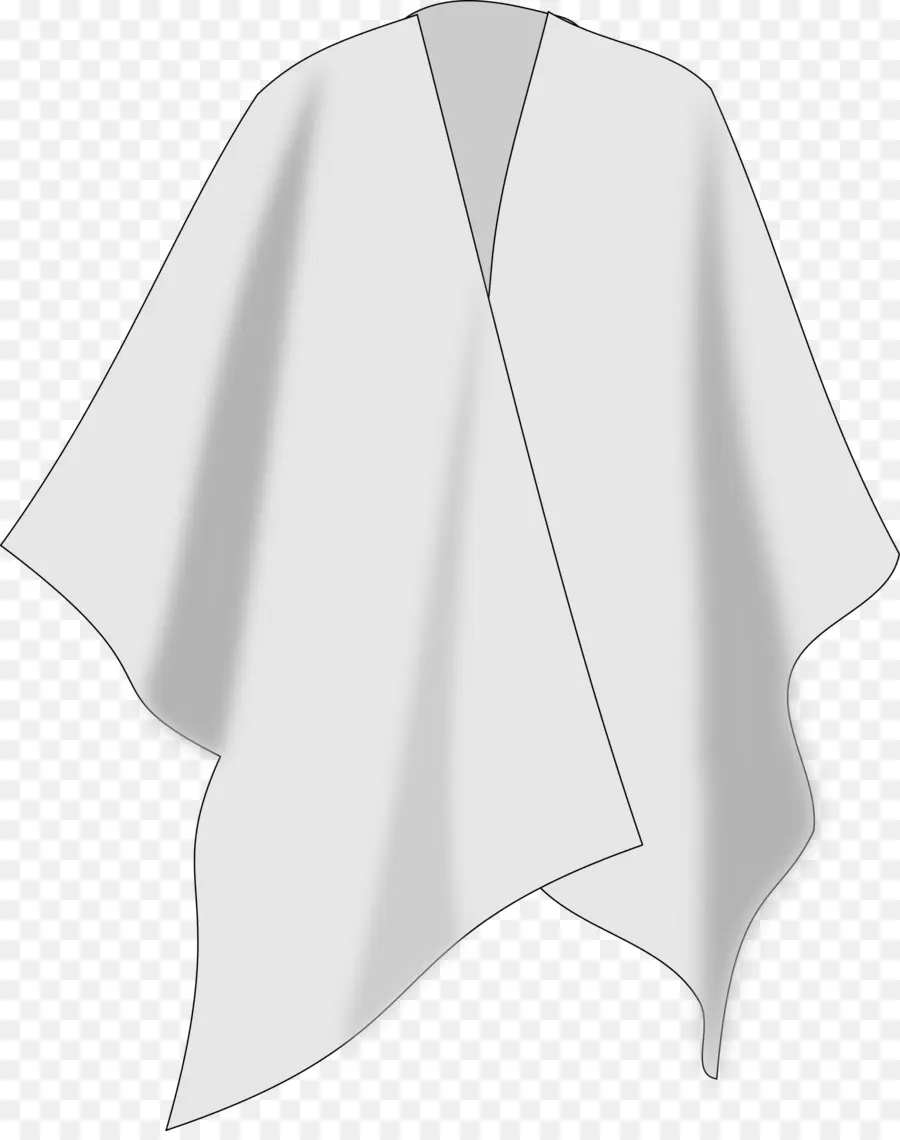 Poncho Blanco，Prenda PNG