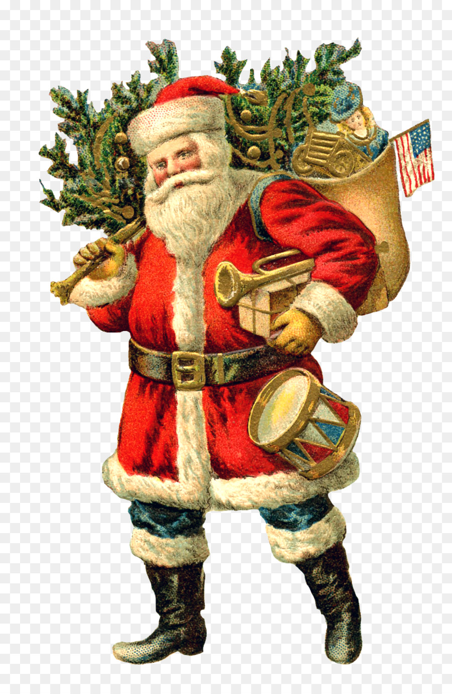 Santa Claus，Animación PNG