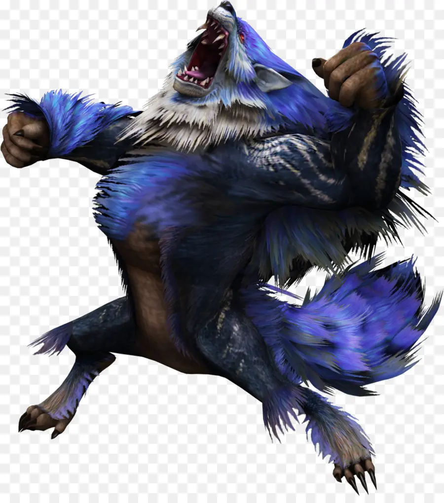 Monstruo，Azul PNG