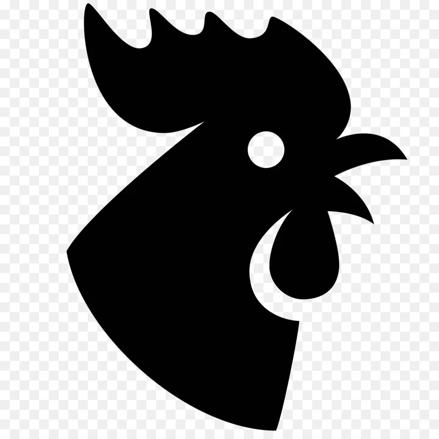 Cabeza De Gallo，Negro PNG