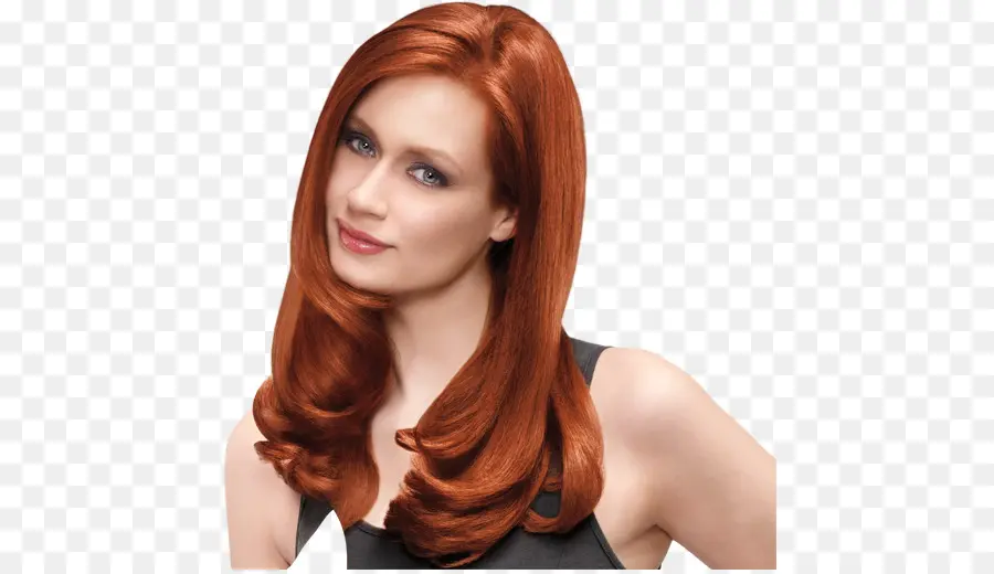 Mujer De Pelo Rojo，Cabello PNG