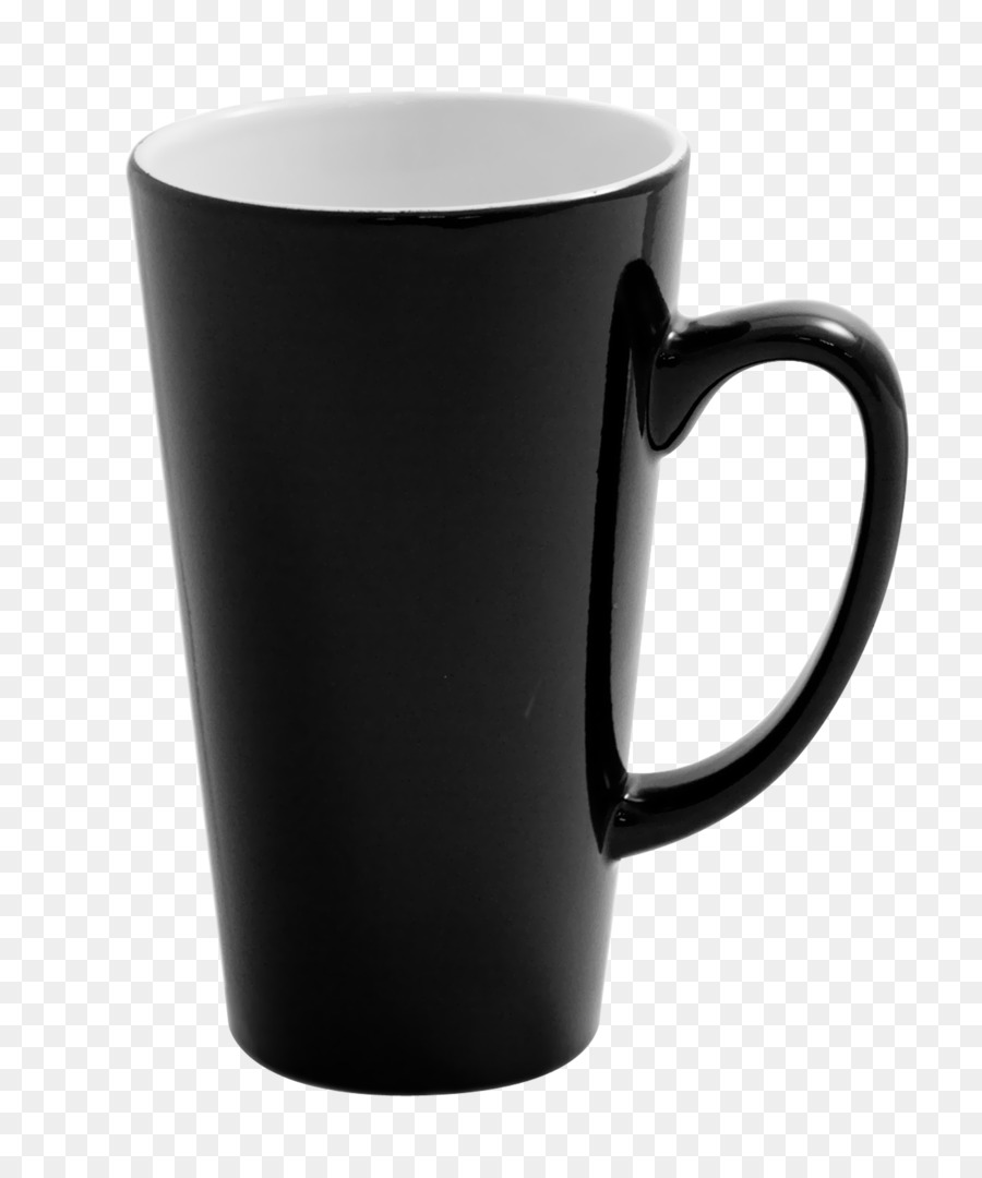 Taza De Café Negro，Taza PNG