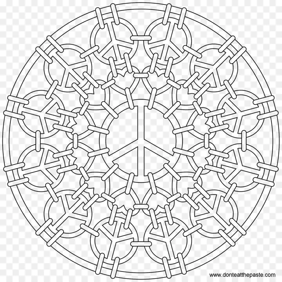 Mandala，Símbolos De Paz PNG