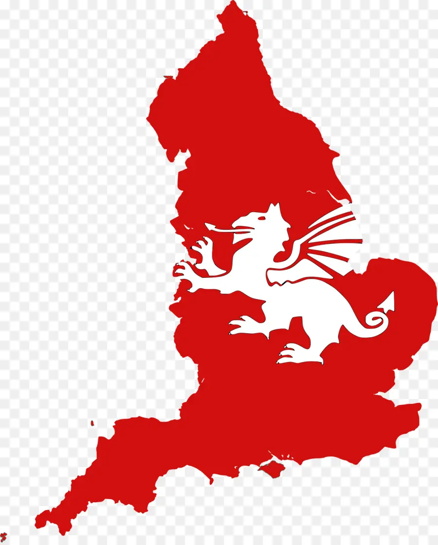 Regiones De Inglaterra，Mapa PNG