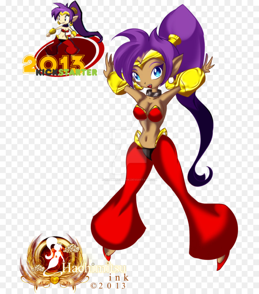 Shantae Halfgenie Héroe，Arte PNG