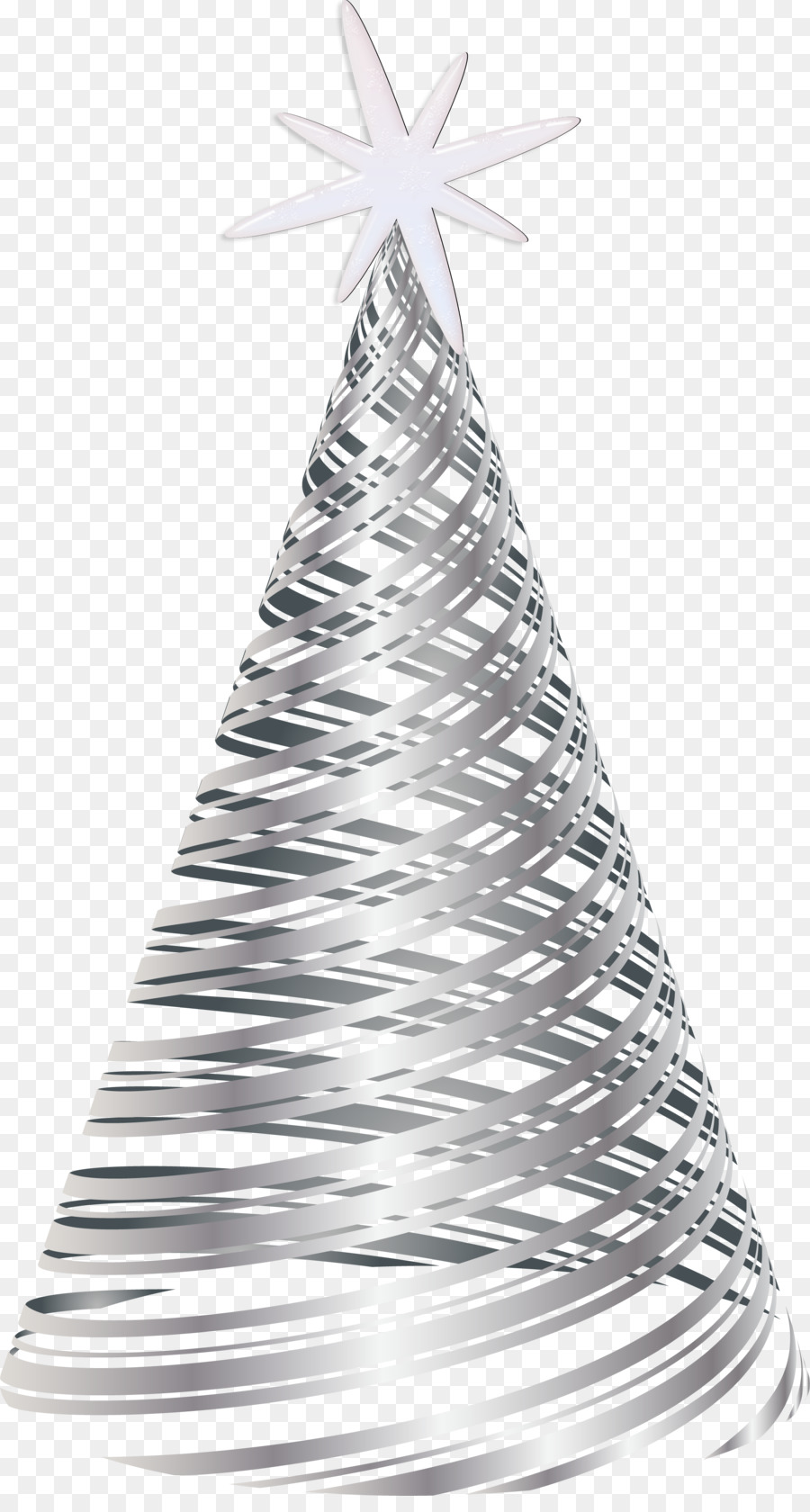 Árbol De Navidad，Plata PNG