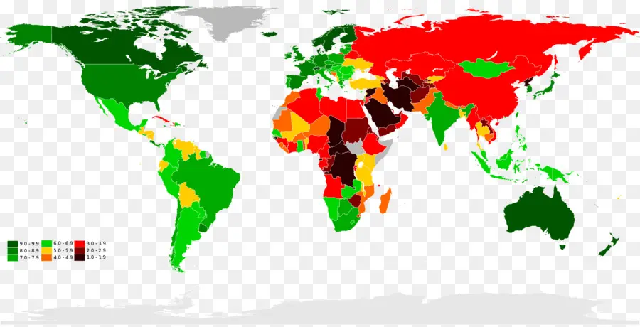 Mapa Mundial，Países PNG