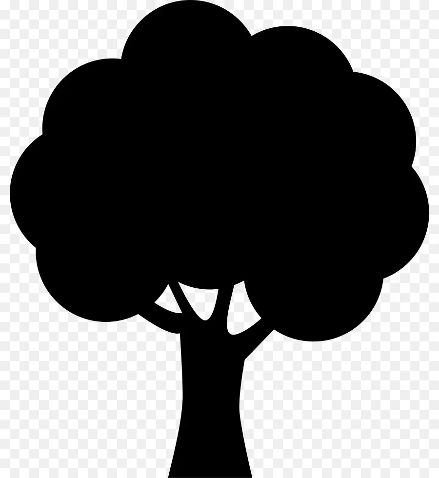 árbol Negro，Silueta PNG