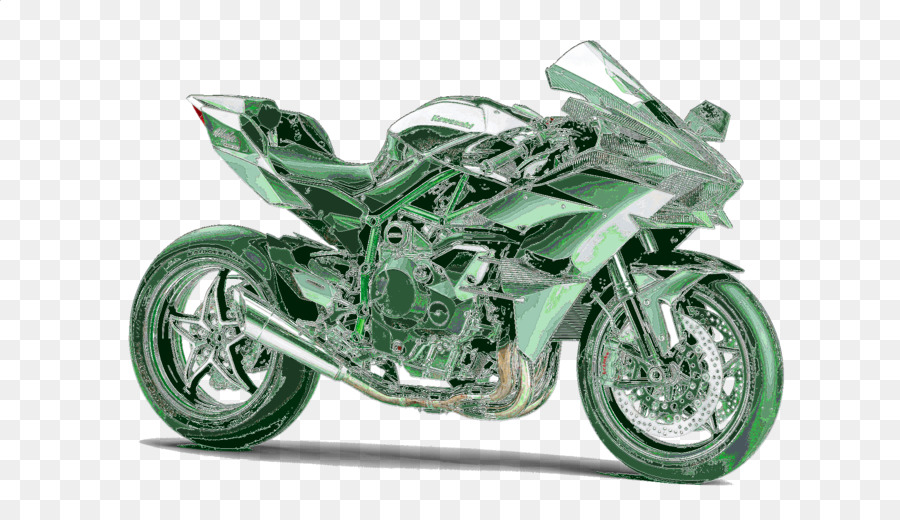 Kawasaki Ninja H2，Motocicleta PNG