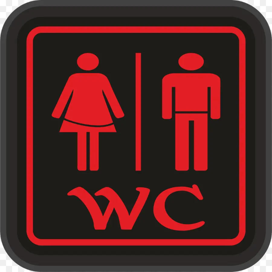 Signo De Wc，Baño PNG