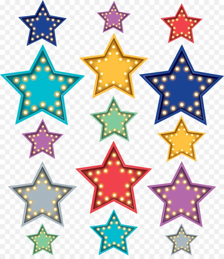 Estrellas Coloridas，Estrellas PNG