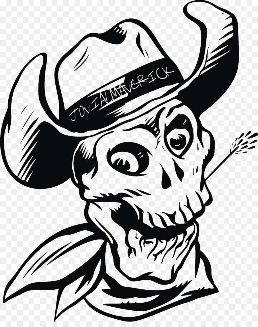 Cráneo De Vaquero，Sombrero PNG