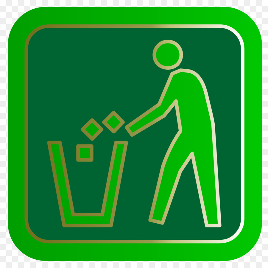 Icono De Basura Verde，Basura PNG