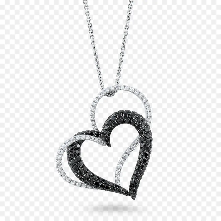 Collar De Corazón，Diamante PNG