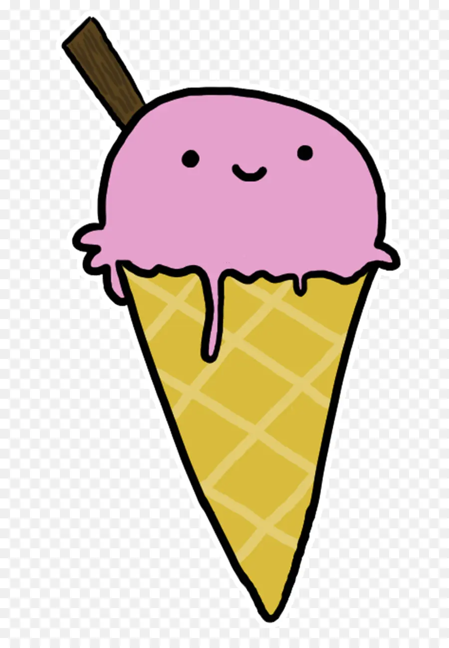 Lindo Cono De Helado，Postre PNG