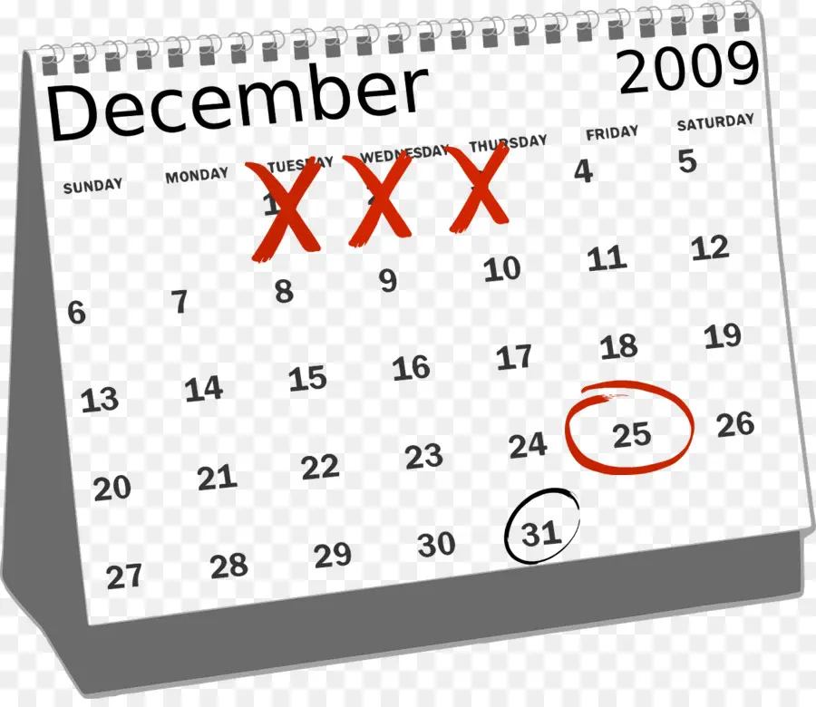 Calendario，Negro PNG