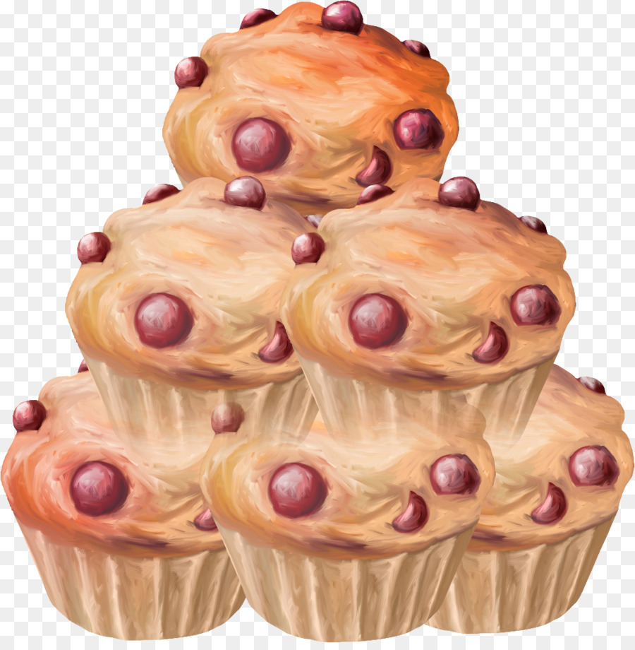 Cupcake，Pastel De Frutas PNG