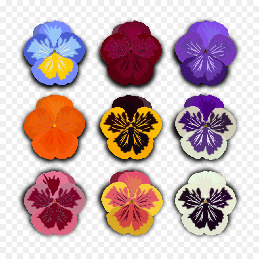 Flor，Pansy PNG