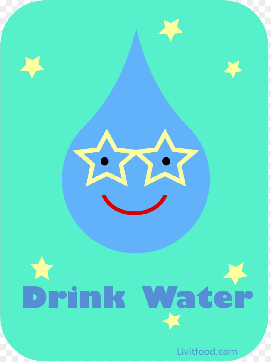 Gota De Agua，Sonriente PNG