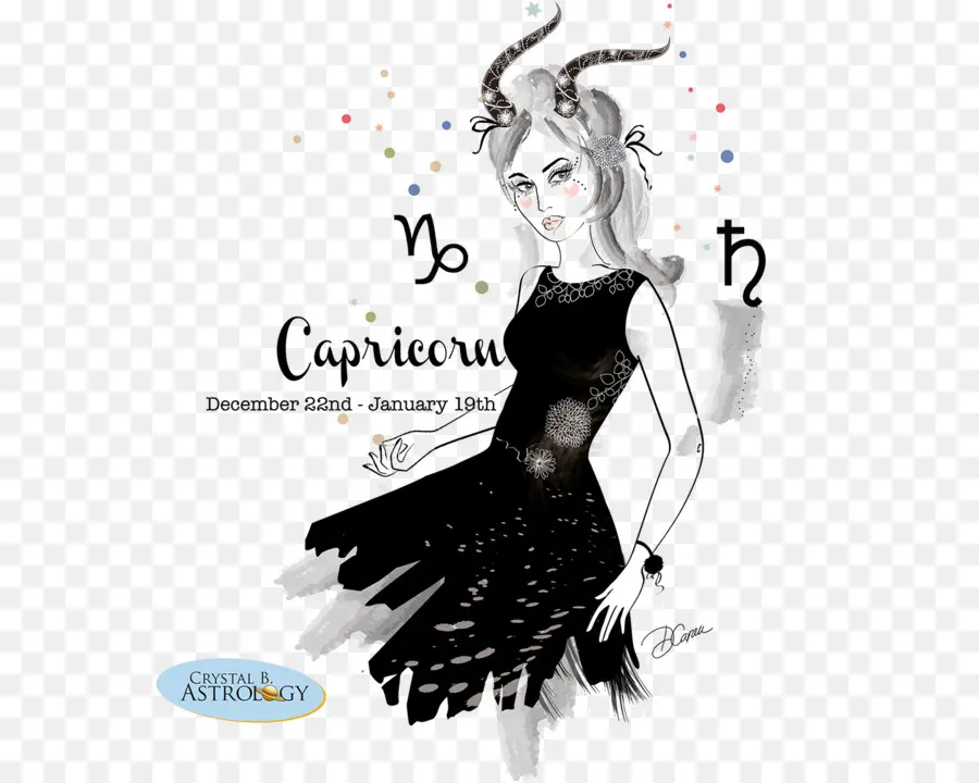 Capricornio，Dibujo PNG