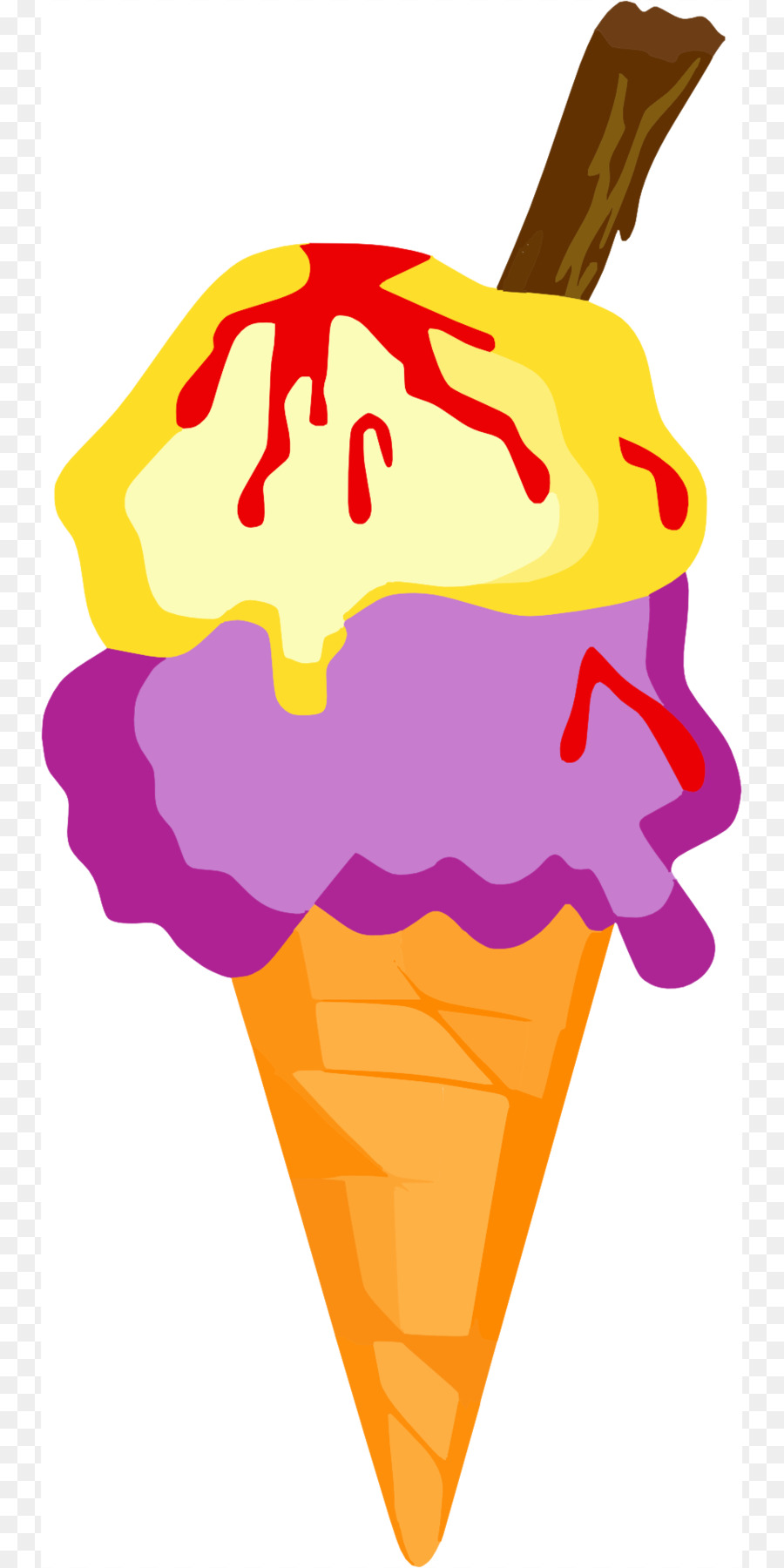 Conos De Helado，Helado PNG