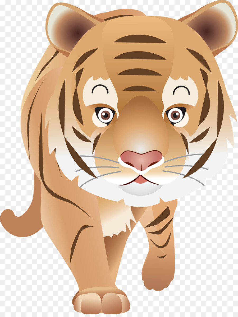 Tigre De Dibujos Animados，Lindo PNG