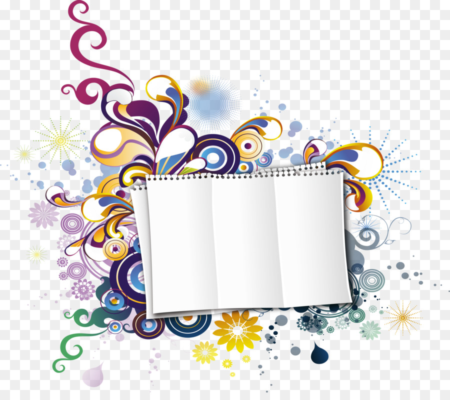 Cuaderno Colorido，Papel PNG