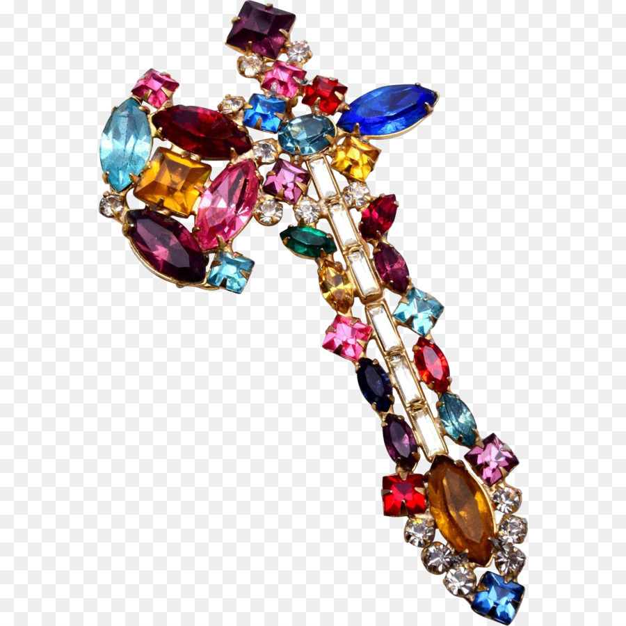 Cruz De Gemas Coloridas，Gemas PNG