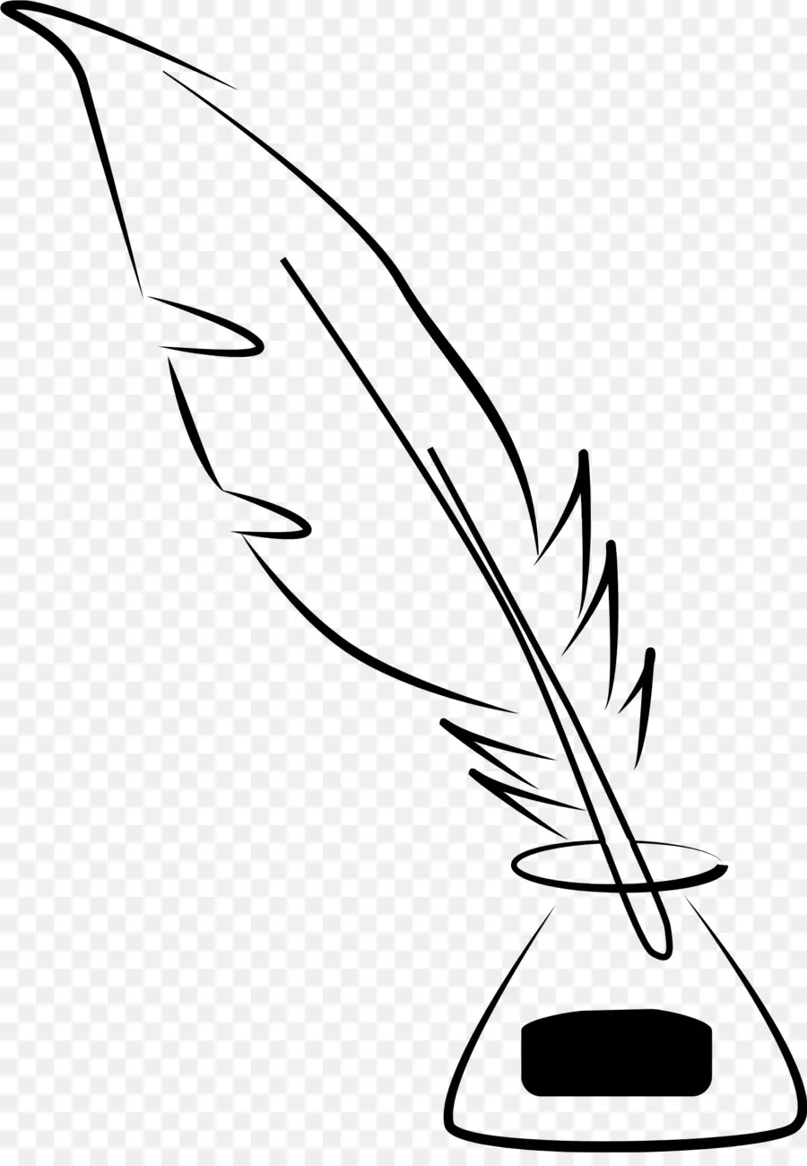 Pluma，Tintero PNG