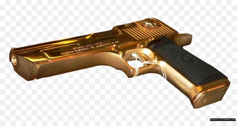 Pistola Dorada，Arma PNG