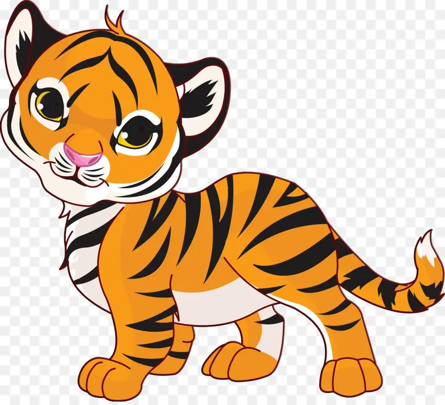 Tigre，Dibujos Animados PNG