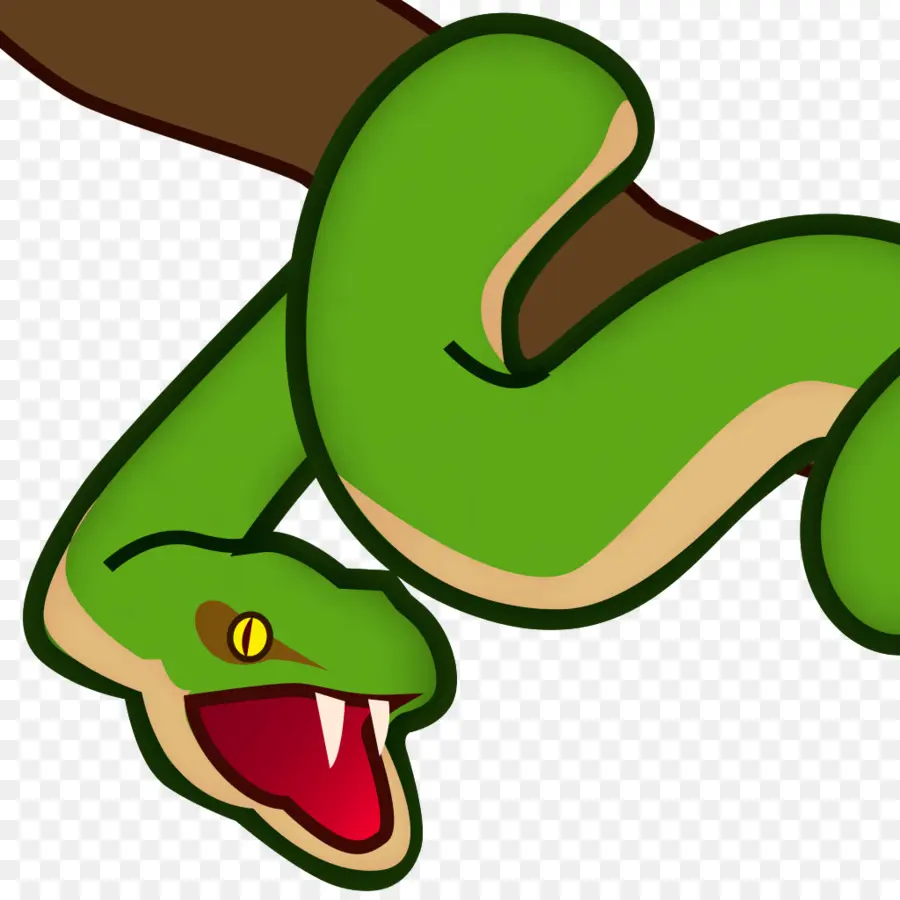 Serpiente Verde，Árbol PNG