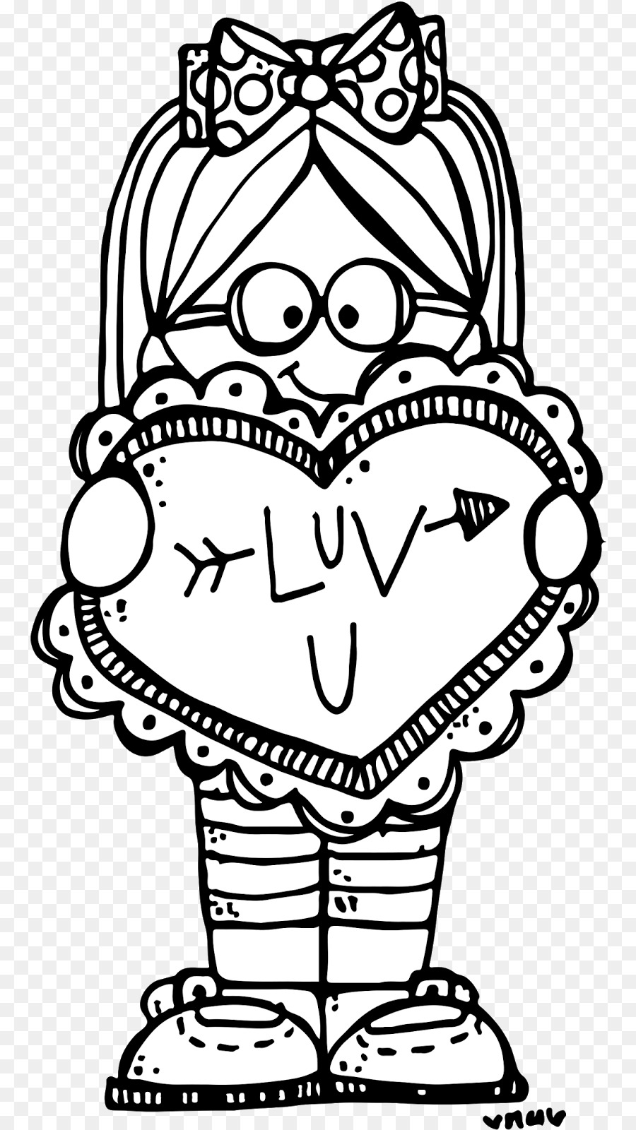 Chica Con Corazon，Chica PNG