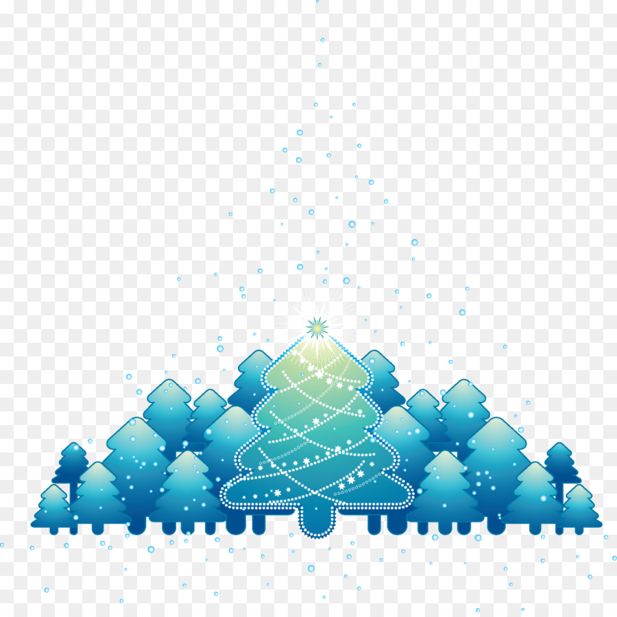 Azul，La Navidad PNG