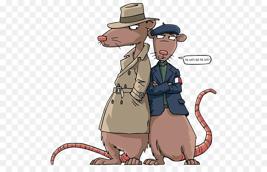 Ratas，Detective PNG