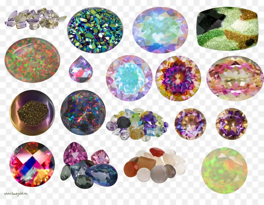 Piedras Preciosas，Cristales PNG