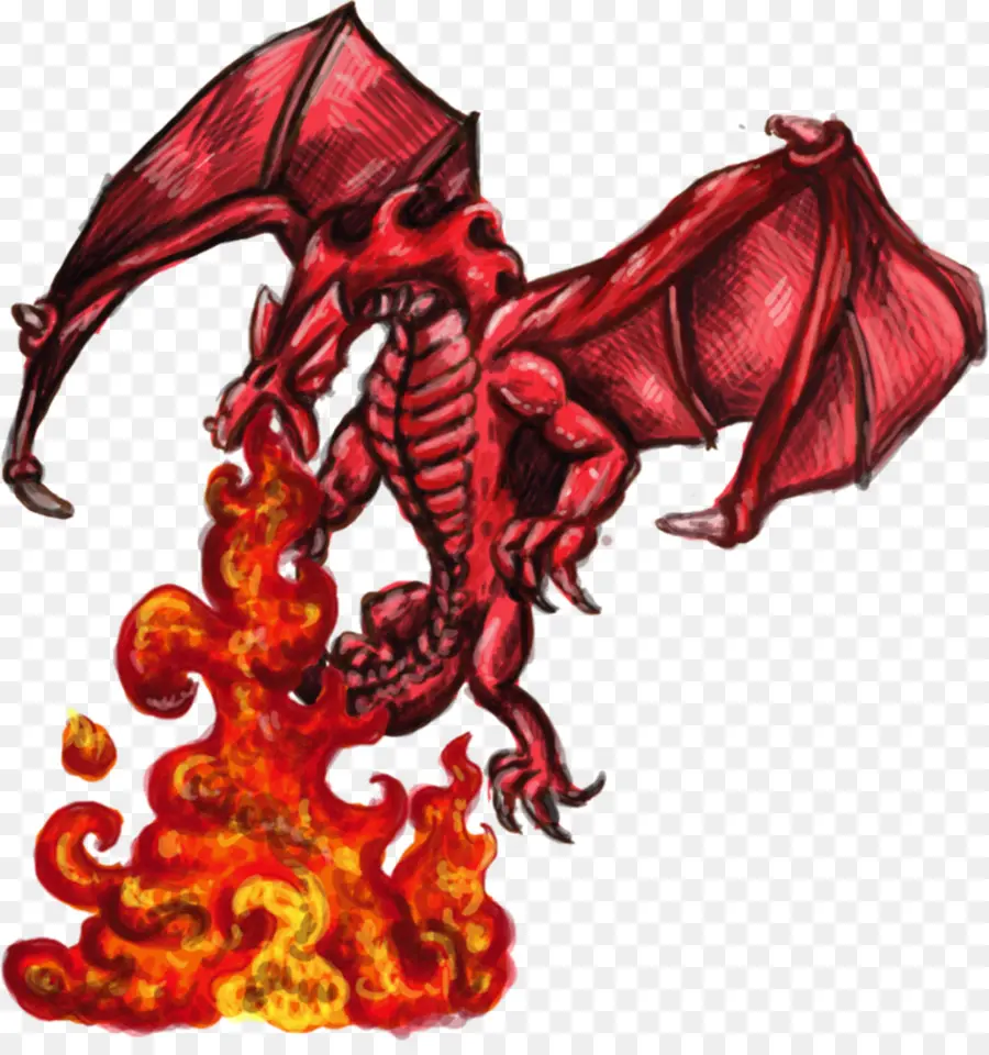 Dragón，Aliento De Fuego PNG