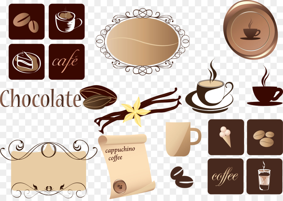 Iconos De Café Y Chocolate，Café PNG