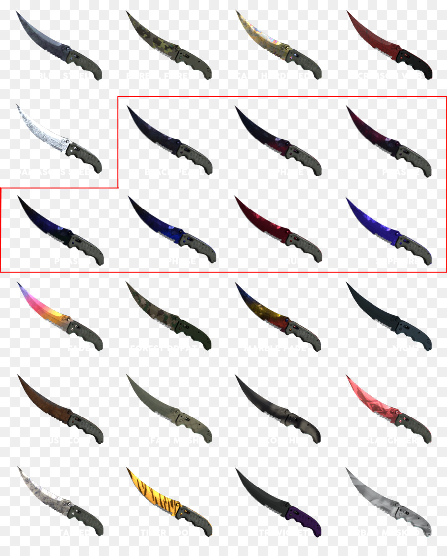 Counterstrike Global Offensive，Cuchillo PNG